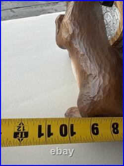 Big Sky Carvers Fishing BuddiesSanta by Stuart Bond Wood Style Statue 21.5