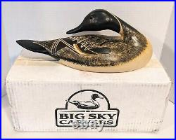 Big Sky Carvers Folk Art Pintail Orvis Duck Decoy Handcrafted & Painted