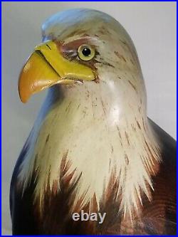 Big Sky Carvers Freedom's Apostle Carved Wooden Eagle Ken White Friends of NRA