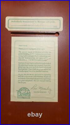 Big Sky Carvers Gun Dog Tavern Hand Made Sign wood With Dog Motif 18 X 15