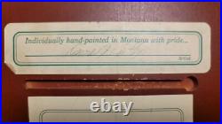 Big Sky Carvers Gun Dog Tavern Hand Made Sign wood With Dog Motif 18 X 15