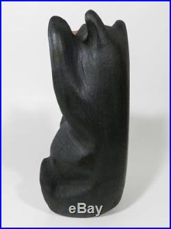 Big Sky Carvers Hand Carved Black Bear Waving Sculpture