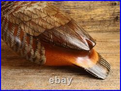 Big Sky Carvers Hand Carved Duck Decoy Signed Craig Fellows