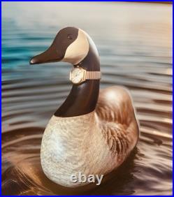 Big Sky Carvers Hand Carved/Painted & Signed By THE KISSY DUNHAM Canadian Goose