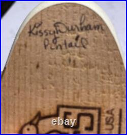 Big Sky Carvers Hand Carved Pintail Manhattan-montana Signed Kissy Durham