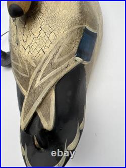 Big Sky Carvers Hand Carved Wood Mallard Duck Decoy Signed By Lee W. Smith