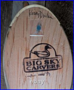 Big Sky Carvers, Hand Crafted and Signed, Pintail Decoy, 2002