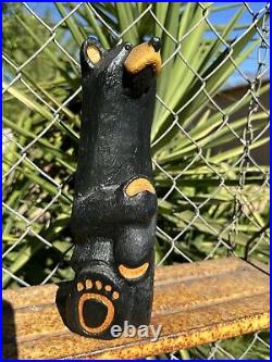 Big Sky Carvers Hand Finished Wood Carved 11 Tall Bear by Jeff Fleming