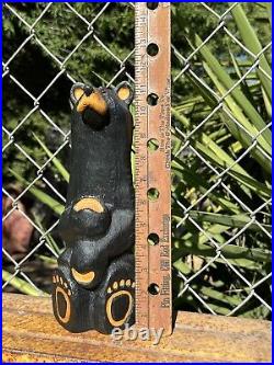 Big Sky Carvers Hand Finished Wood Carved 11 Tall Bear by Jeff Fleming