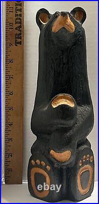 Big Sky Carvers Hand Finished Wood Carved 11 Tall Bear by Jeff Fleming (B-S)