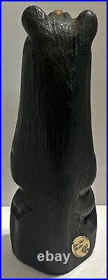 Big Sky Carvers Hand Finished Wood Carved 11 Tall Bear by Jeff Fleming (B-S)