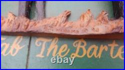 Big Sky Carvers Hand Painted Elk Hunters Club Bar/tavern Sign International Sale