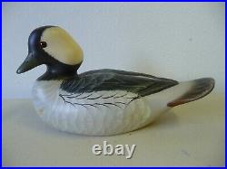 Big Sky Carvers Handcrafted Bufflehead Duck Decoy Signed Dated 2004 2/12