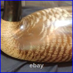 Big Sky Carvers Handmade Hand-Carved Wood Goose Bird Decoy Signed Sculpture