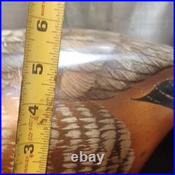 Big Sky Carvers Handmade Hand-Carved Wood Goose Bird Decoy Signed Sculpture