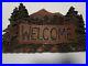 Big-Sky-Carvers-Hanging-Welcome-Sign-Winter-Moose-Pines-Forest-signed-10-75-L-01-pgy