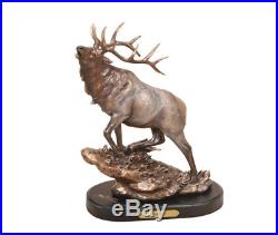 Big Sky Carvers Herd Bull Elk Sculpture New in Original Box #B5030048