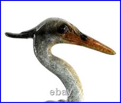 Big Sky Carvers Heron Sculpture Stonecast Wildlife Bird Lodge Decor 9in