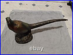 Big Sky Carvers High Alert Dick Idol Rare Pheasant Large Bronze Statue