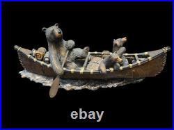 Big Sky Carvers J. M. Fleming Bear Sculpture Canoe Trip 24