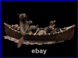 Big Sky Carvers J. M. Fleming Bear Sculpture Canoe Trip 24