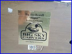 Big Sky Carvers'Jasper' Big Sky Bears 4 Hook Coat Rack Bearfoot Jeff Fleming