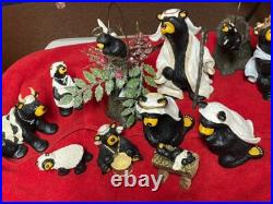 Big Sky Carvers Jeff Fleming 17 Piece Christmas Nativity Figurines Set 1-11-111
