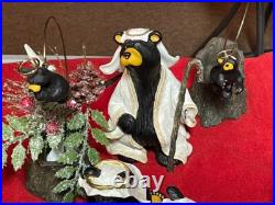 Big Sky Carvers Jeff Fleming 17 Piece Christmas Nativity Figurines Set 1-11-111