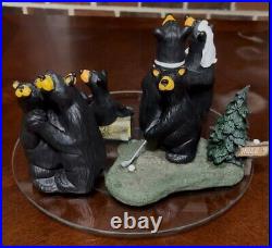 Big Sky Carvers Jeff Fleming Bearfoots Bears Duffy, Wedding Couple, Bear Swing+1