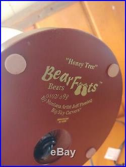 Big Sky Carvers Jeff Fleming Bearfoots Honey Tree Black Bear Lamp & Shade