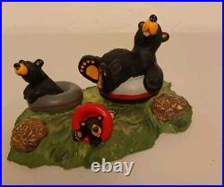 Big Sky Carvers Jeff Fleming Bearfoots Tubin' Bears Numbered