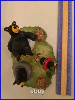 Big Sky Carvers Jeff Fleming Bearfoots Tubin' Bears Numbered