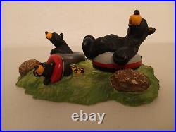 Big Sky Carvers Jeff Fleming Bearfoots Tubin' Bears Numbered