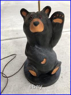 Big Sky Carvers Jeff Fleming Carved Bearfoots Bears Large Wood Table Lamp 28