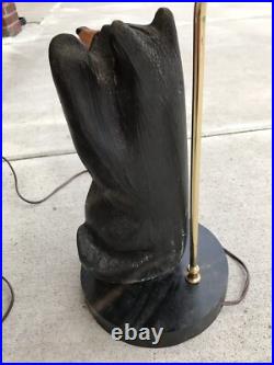 Big Sky Carvers Jeff Fleming Carved Bearfoots Bears Large Wood Table Lamp 28