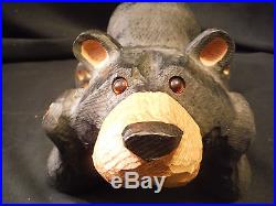 Big Sky Carvers Jeff Fleming Solid Wood Bear Bailey+brass Tag+cert. Tag