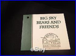 Big Sky Carvers Jeff Fleming Solid Wood Bear Bigfoots Cubbie Huge 21.5