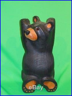 Big Sky Carvers/Jeff Fleming Solid Wood Bear Hang in There