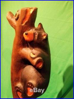 Big Sky Carvers/Jeff Fleming Solid Wood Bear Unknown Name