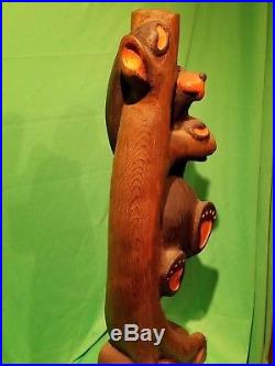 Big Sky Carvers/Jeff Fleming Solid Wood Bear Unknown Name