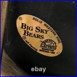 Big Sky Carvers Jeff Flemming Bearfoots Bears Large Wood Table Lamp 26