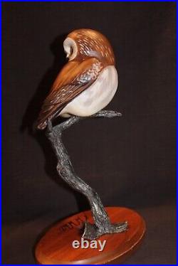 Big Sky Carvers K. W. White Masters Edition Woodcarving Owl # 894 Of 950 USA