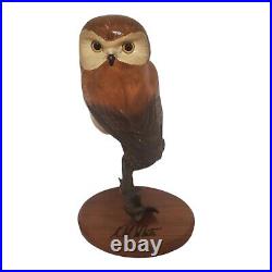 Big Sky Carvers K. W White Owl Masters Conservation Edition Woodcarving 117/300