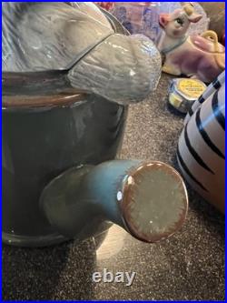 Big Sky Carvers Kennikats Cat Kitten In Teapot Cookie Jar