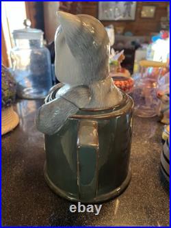 Big Sky Carvers Kennikats Cat Kitten In Teapot Cookie Jar