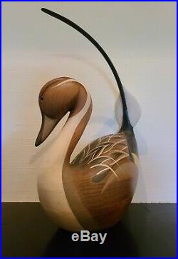 Big Sky Carvers Kindley Collection Carved & Painted 14 Duck Decoy Signed 2008