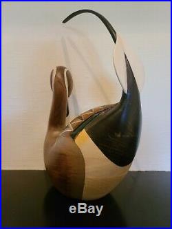 Big Sky Carvers Kindley Collection Carved & Painted 14 Duck Decoy Signed 2008