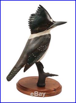 Big Sky Carvers Kingfisher Decoy Painted Wood Carving Peter Kaum Masters Edition