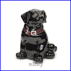 Big Sky Carvers Lab Cookie Jar Black