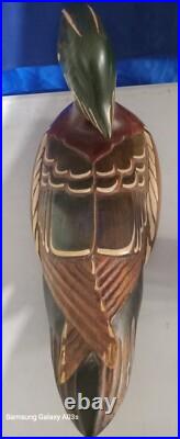 Big Sky Carvers Large 17.75 Decoy 2002 Wood Duck